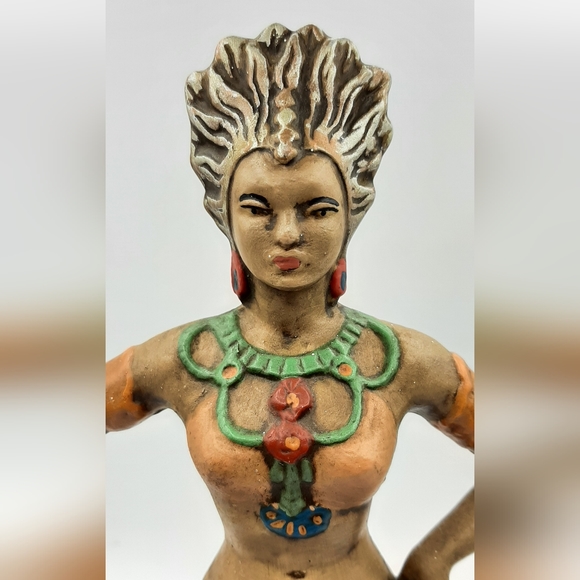 Vintage 1968 Hobbyist Dancing Woman Rare Handmade and Hand Painted - Picture 6 of 8